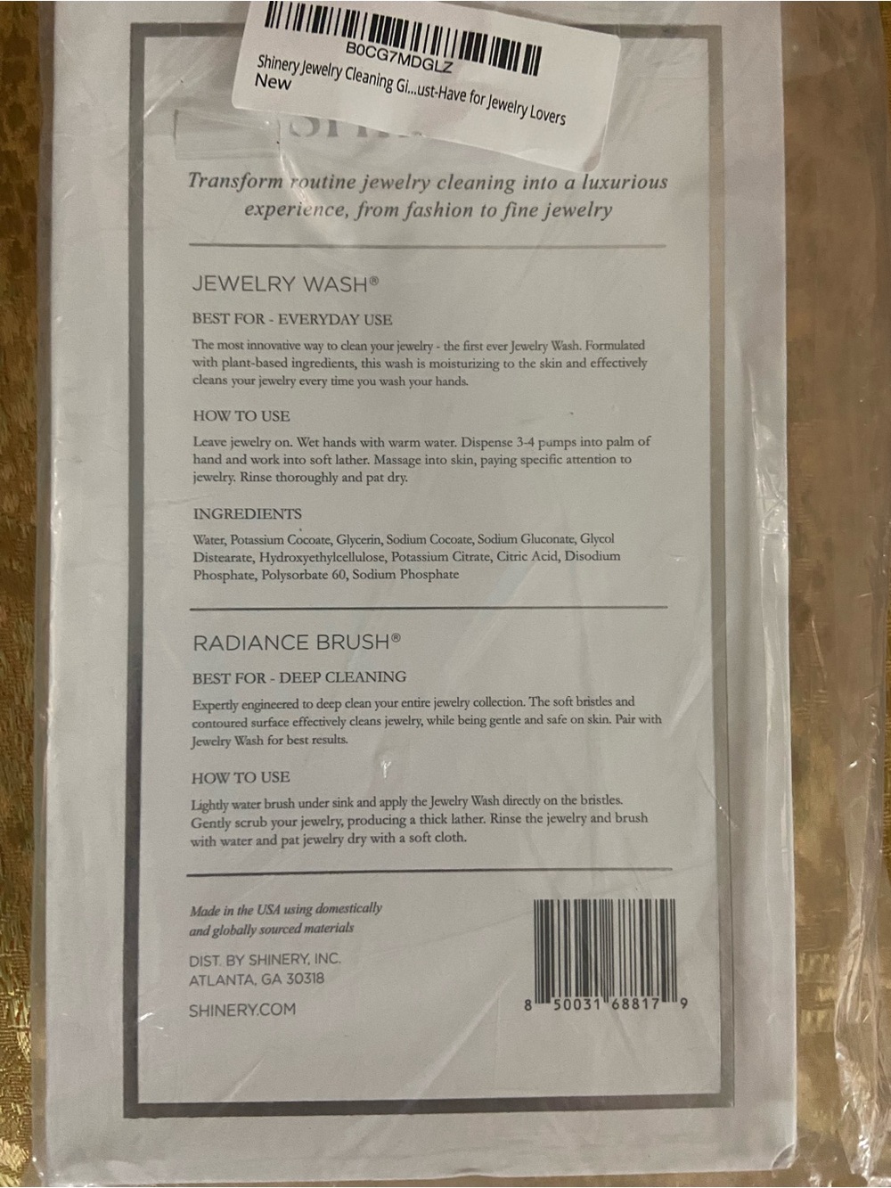 SHINERY Jewelry Cleaning Set - White Box - Picture 2 of 2